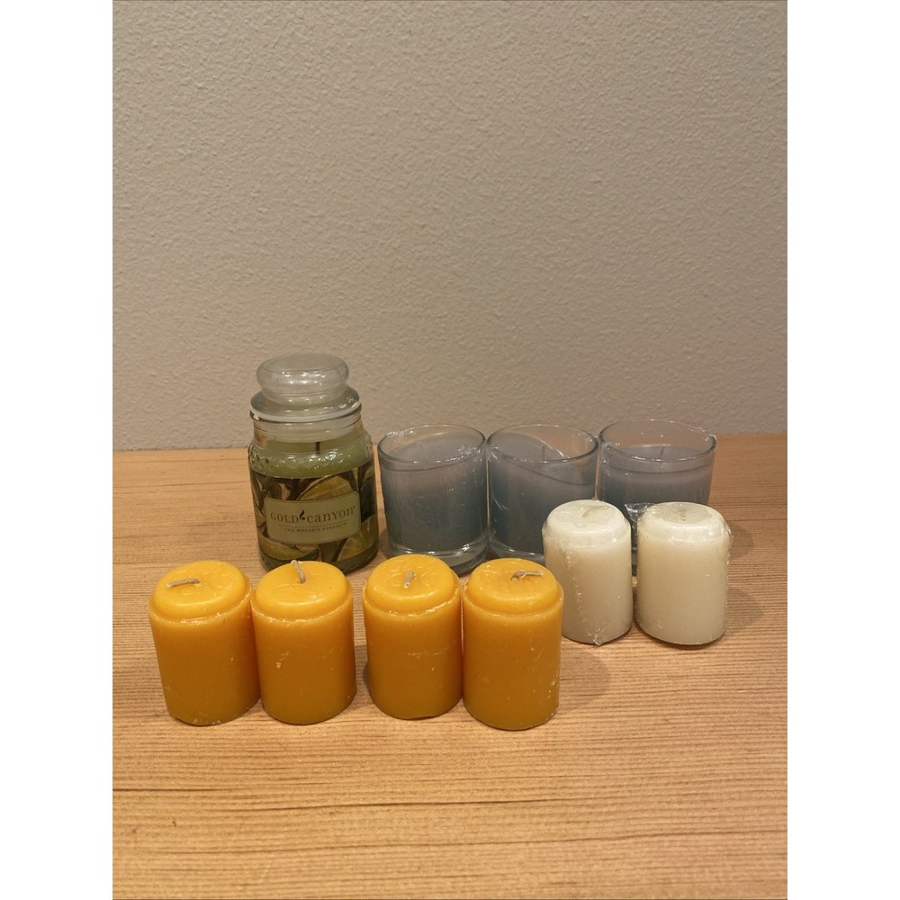 (lot of 9) Gold Canyon Candle Ginger Lime (5 Oz) Fresh Air (3 x 2‎ Oz), Unknown